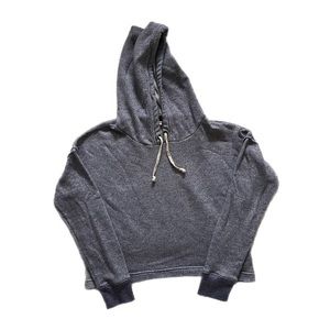 Mossimo Purple Hooded Long Sleeved Tee Size Small